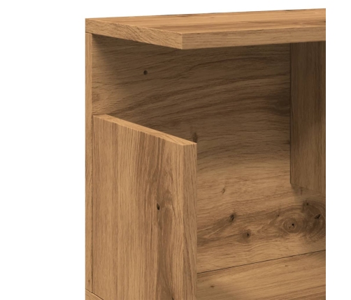 Mueble de pared madera ingeniería roble artisian 100x20x30 cm