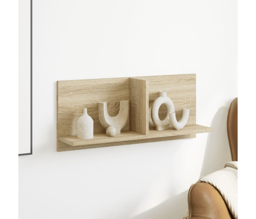 Armario de pared madera ingeniería roble sonoma 70x16,5x30 cm