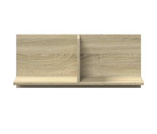 Armario de pared madera ingeniería roble sonoma 70x16,5x30 cm