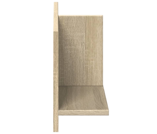 Armario de pared madera ingeniería roble sonoma 70x16,5x30 cm