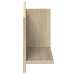 Armario de pared madera ingeniería roble sonoma 70x16,5x30 cm