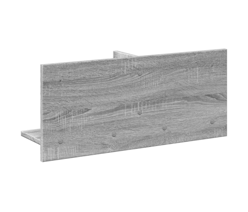 Armario de pared madera de ingeniería gris Sonoma 70x16,5x30 cm