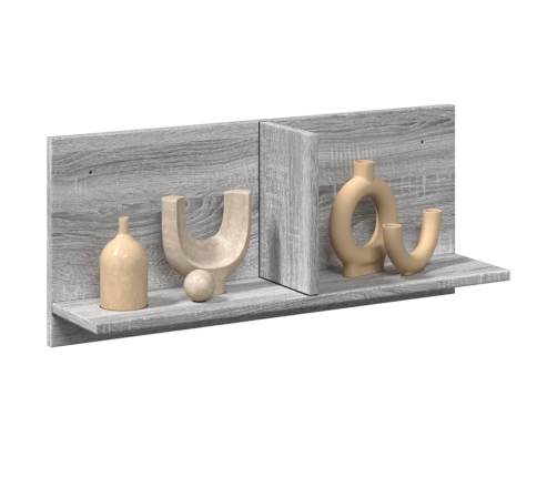 Armario de pared madera de ingeniería gris Sonoma 70x16,5x30 cm