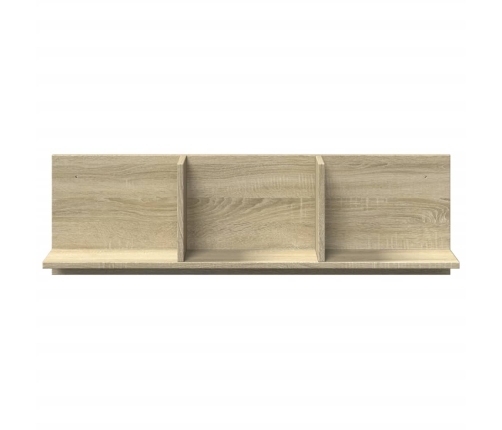 Mueble de pared madera ingeniería roble sonoma 100x16,5x30 cm