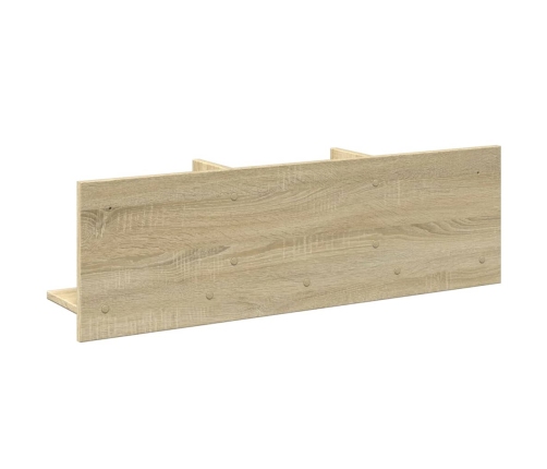 Mueble de pared madera ingeniería roble sonoma 100x16,5x30 cm