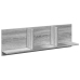 Mueble de pared madera ingeniería gris Sonoma 100x16,5x30 cm