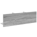 Mueble de pared madera ingeniería gris Sonoma 100x16,5x30 cm