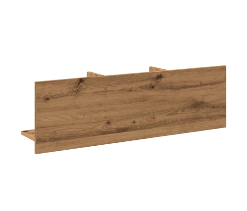 Mueble de pared madera ingeniería roble artisian 100x16,5x30 cm