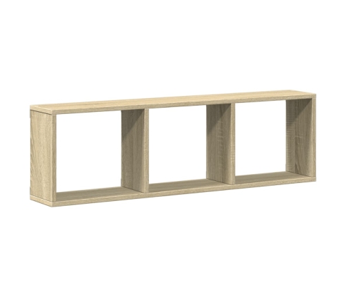 Armario de pared madera de ingeniería roble sonoma 100x16x30 cm