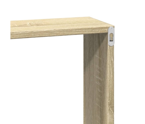 Armario de pared madera de ingeniería roble sonoma 100x16x30 cm