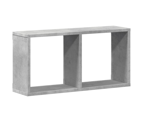 Armario de pared madera ingeniería gris hormigón 60x16x30 cm