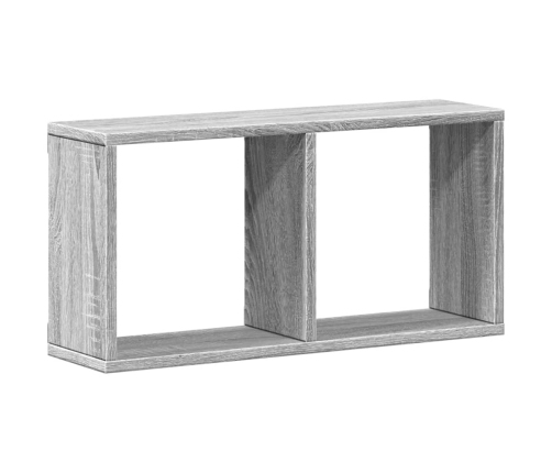 Armario de pared madera de ingeniería gris Sonoma 60x16x30 cm