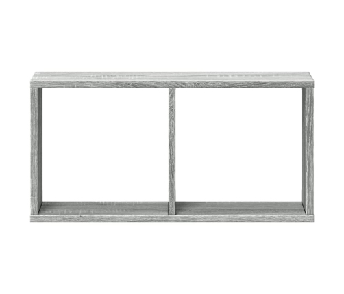 Armario de pared madera de ingeniería gris Sonoma 60x16x30 cm