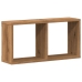 Armario de pared madera ingeniería roble artesanal 60x16x30 cm