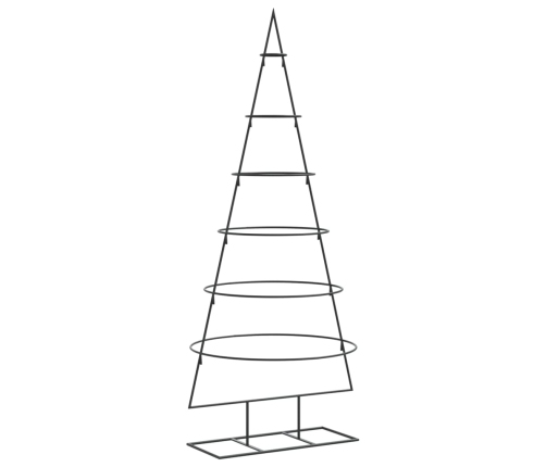 Árbol de Navidad para decoración metal negro 150 cm