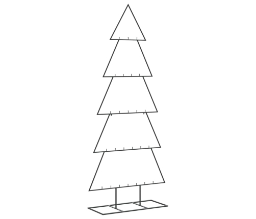 Árbol de Navidad para decoración metal negro 150 cm