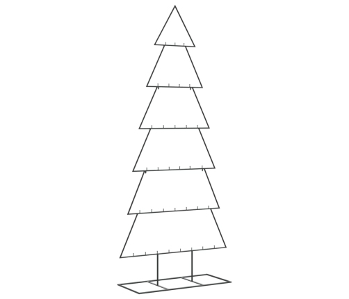 Árbol de Navidad para decoración metal negro 180 cm