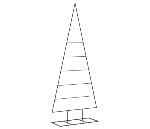 Árbol de Navidad para decoración metal negro 150 cm