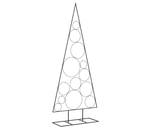 Árbol de Navidad para decoración metal negro 150 cm