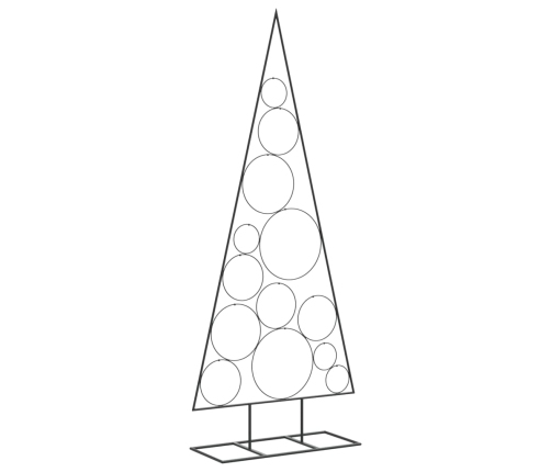 Árbol de Navidad para decoración metal negro 150 cm