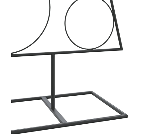 Árbol de Navidad para decoración metal negro 150 cm