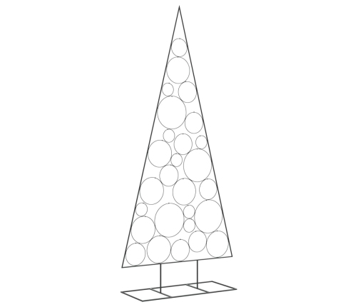 Árbol de Navidad para decoración metal negro 210 cm