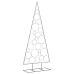 Árbol de Navidad para decoración metal negro 210 cm