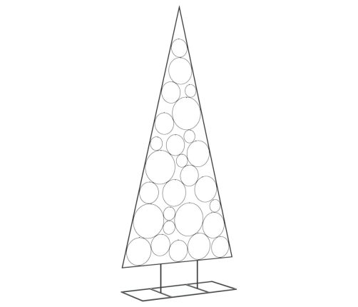 Árbol de Navidad para decoración metal negro 210 cm