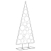 Árbol de Navidad para decoración metal negro 210 cm