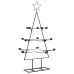 Árbol de Navidad para decoración metal negro 105 cm