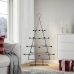 Árbol de Navidad para decoración metal negro 140 cm