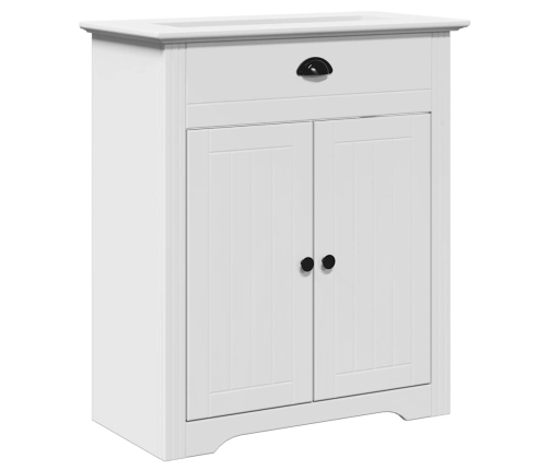 Mueble de baño con lavabo BODO blanco 70x35x80 cm