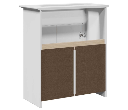 Mueble de baño con lavabo BODO blanco 70x35x80 cm