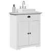 Mueble de baño con lavabo BODO blanco 70x35x80 cm