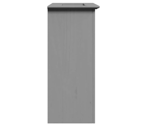 Mueble de baño con lavabo BODO gris 70x35x80 cm