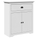 Mueble de entrada BODO blanco 80x35x90 cm