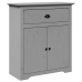 Mueble de entrada BODO gris 80x35x90 cm