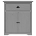 Mueble de entrada BODO gris 80x35x90 cm