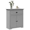 Mueble de entrada BODO gris 80x35x90 cm