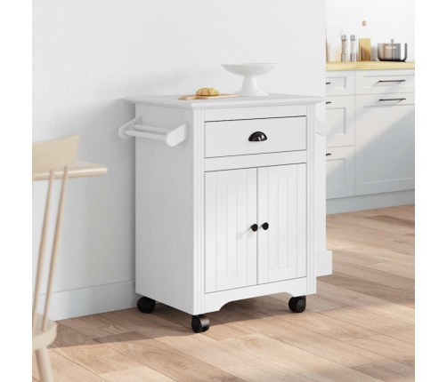 Carrito de cocina BODO blanco 72x45x80 cm