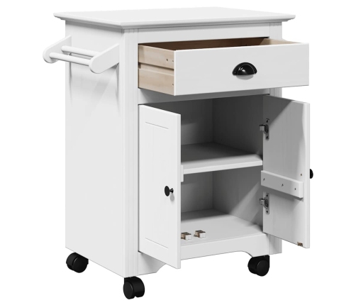 Carrito de cocina BODO blanco 72x45x80 cm