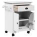 Carrito de cocina BODO blanco 72x45x80 cm