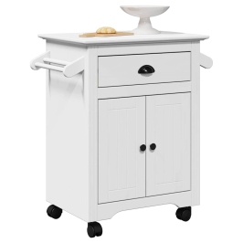 Carrito de cocina BODO blanco 72x45x80 cm