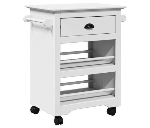 Carrito de cocina BODO blanco 67,5x45x80 cm