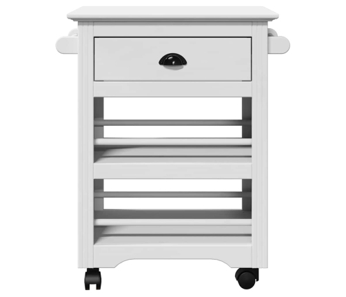 Carrito de cocina BODO blanco 67,5x45x80 cm