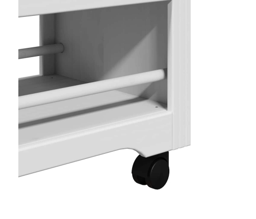 Carrito de cocina BODO blanco 67,5x45x80 cm