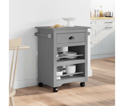 Carrito de cocina BODO gris 67,5x45x80 cm