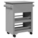 Carrito de cocina BODO gris 67,5x45x80 cm