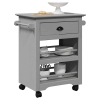 Carrito de cocina BODO gris 67,5x45x80 cm