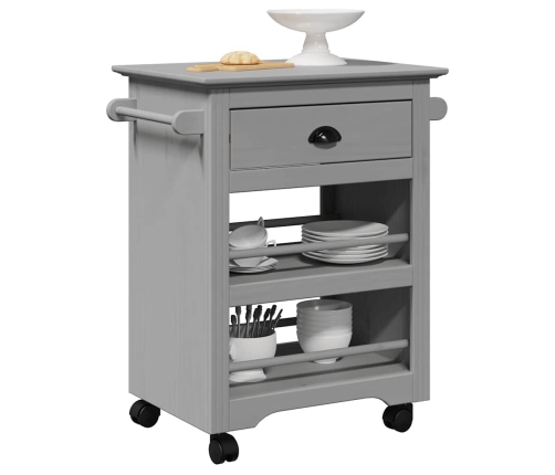 Carrito de cocina BODO gris 67,5x45x80 cm